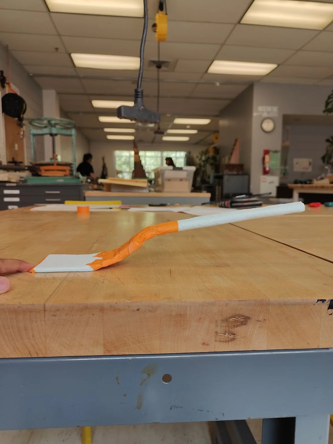 In between iterations, me experimenting with handle elevation.